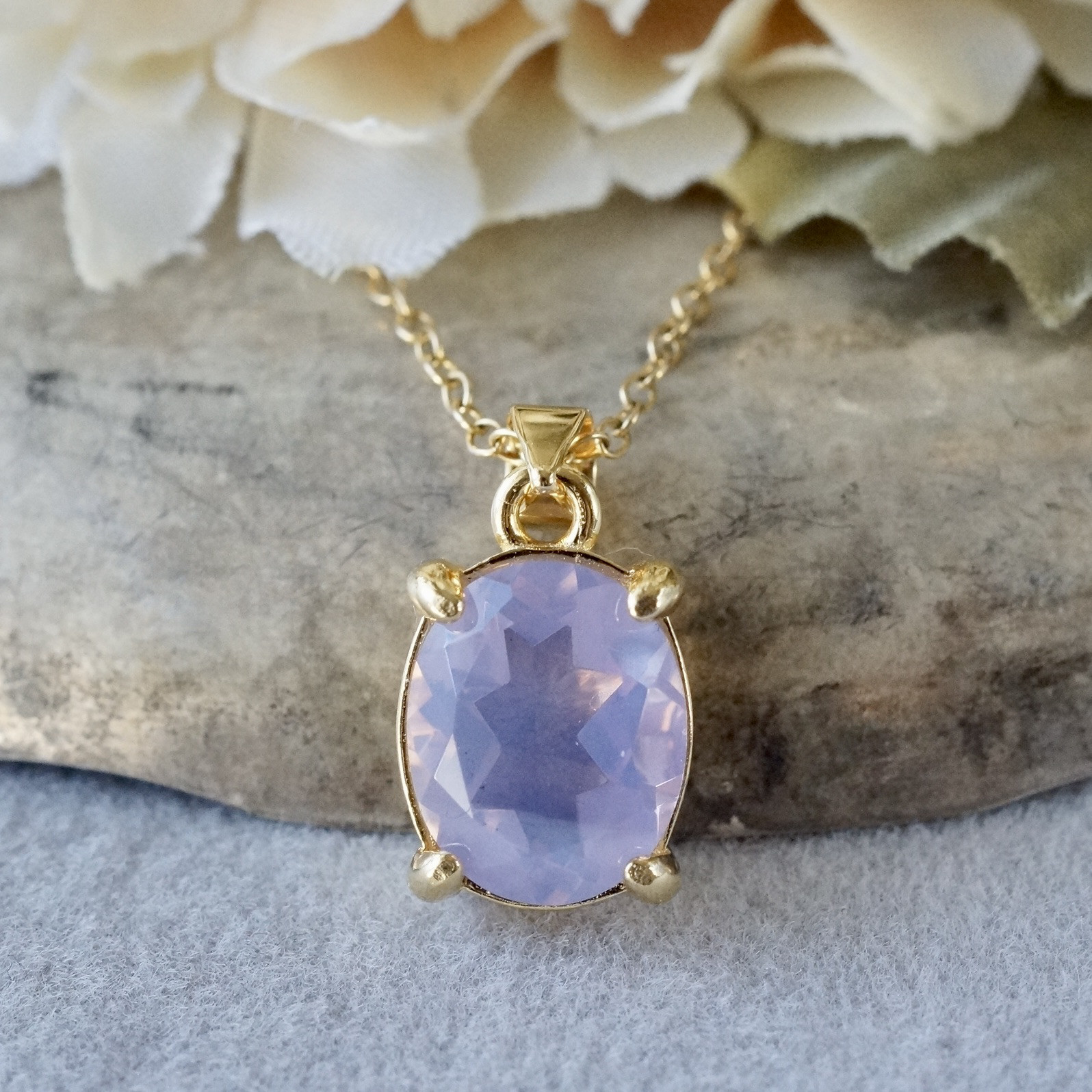 【送料無料】濃いめ発色　スコロライト　ファセットカット　ペンダントトップ　18kgp　シルバー925　10x8mm