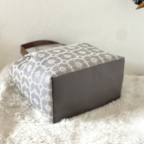 ⚮̈ミナペルホネン anemone gray かくれんぼトート トートバッグ