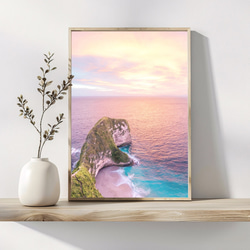 砂浜！海！綺麗！A4サイズ◇送料無料◇可愛いインテリアポスター 写真