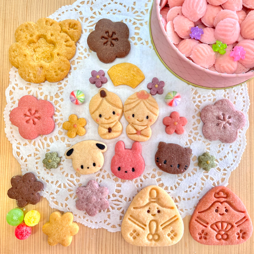 ひな祭りクッキー缶 クッキー パティスリー アコヤ 通販