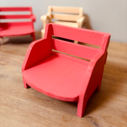 カオカオ⭐︎ケリー　　　　　飾り椅子　ドールチェア 楽天市場】ドール部屋用 折り畳み式 椅子 いす チェア 1/3