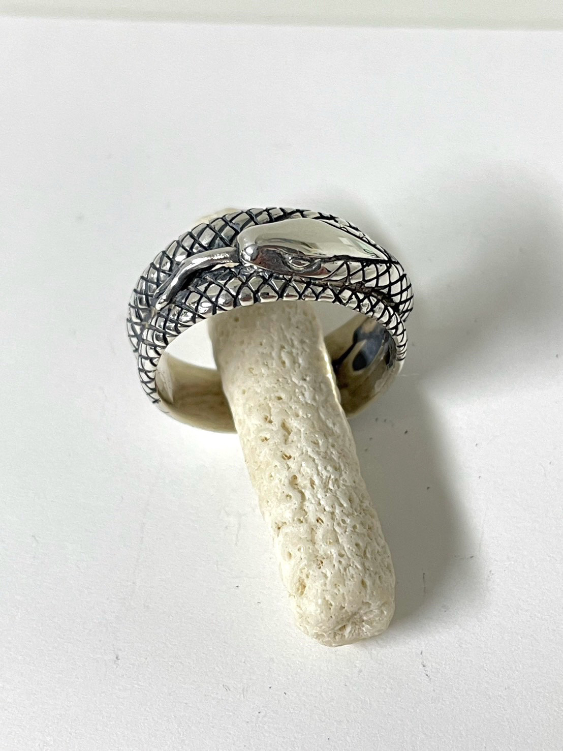 蛇 シルバーリング