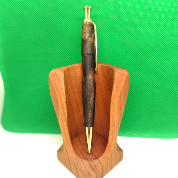 黒柿の木軸ボールペン 6枚目の画像
