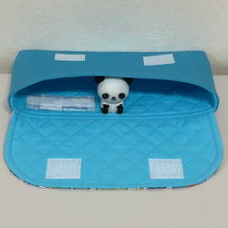 カトラリーケース入れ、箸袋、箸入れ、マジックテープタイプ　#2210-4 5枚目の画像