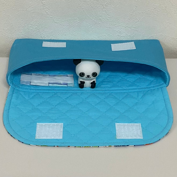 カトラリーケース入れ、箸袋、箸入れ、マジックテープタイプ　#2210-4 5枚目の画像