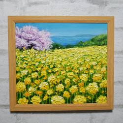 「桐の花咲く妙義」A 油絵 油彩画 絵画 アート 風景画 桐の花咲く妙義」A 油絵 油彩画 絵画 アート 風景画 絵画