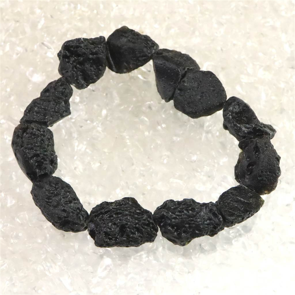 チベタンテクタイト 原石ブレスレット  32.2g  #46273