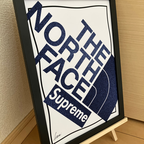 SUPREME type☆オマージュアートインテリアポスター