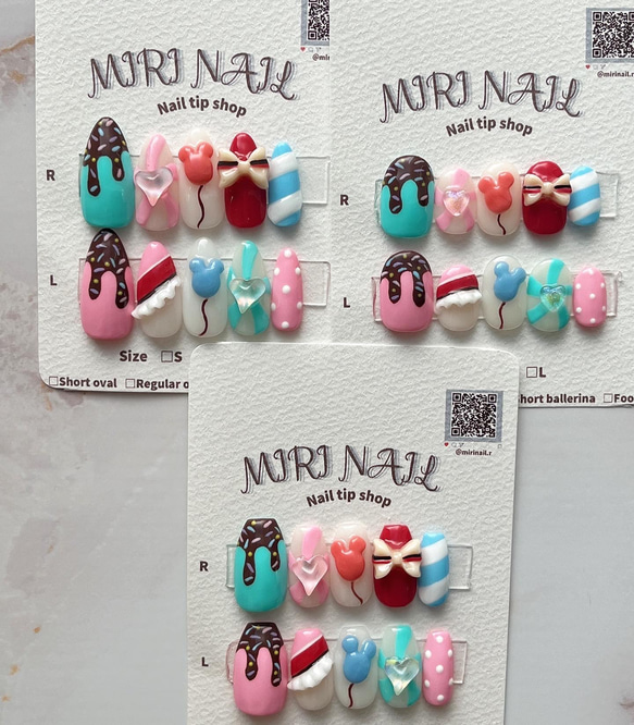 数量限定）パルパル風ネイルチップ ネイルチップ（つけ爪） MIRI NAIL