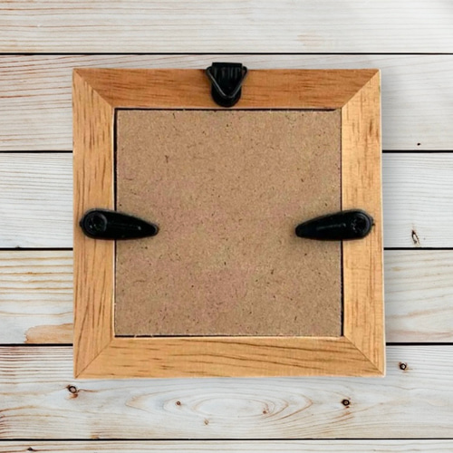 ミニ額イラスト［すずらんとハリネズミ］手描き 複製画 水彩イラスト