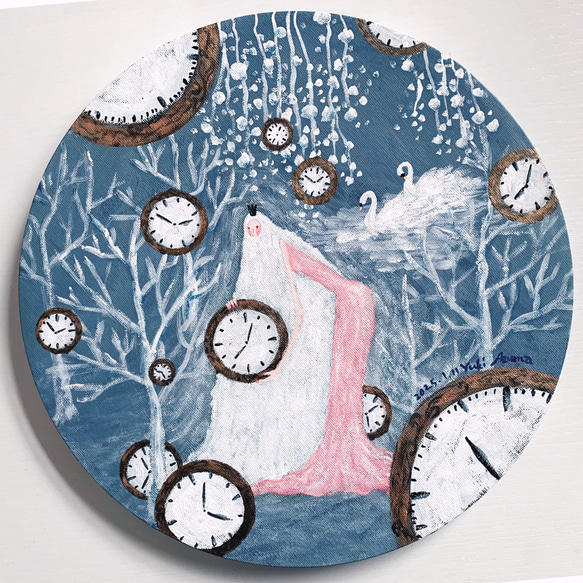 絵画「時間の森」（原画）/ 画家 あづまゆき＊一点物 絵画 あづまゆき