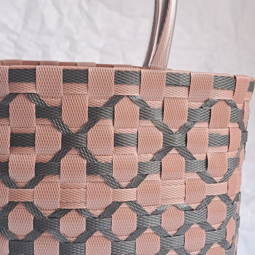 PPカゴバック5個まとめて PPカゴバック5個まとめて PPバンドで編む オシャレなプラかご |