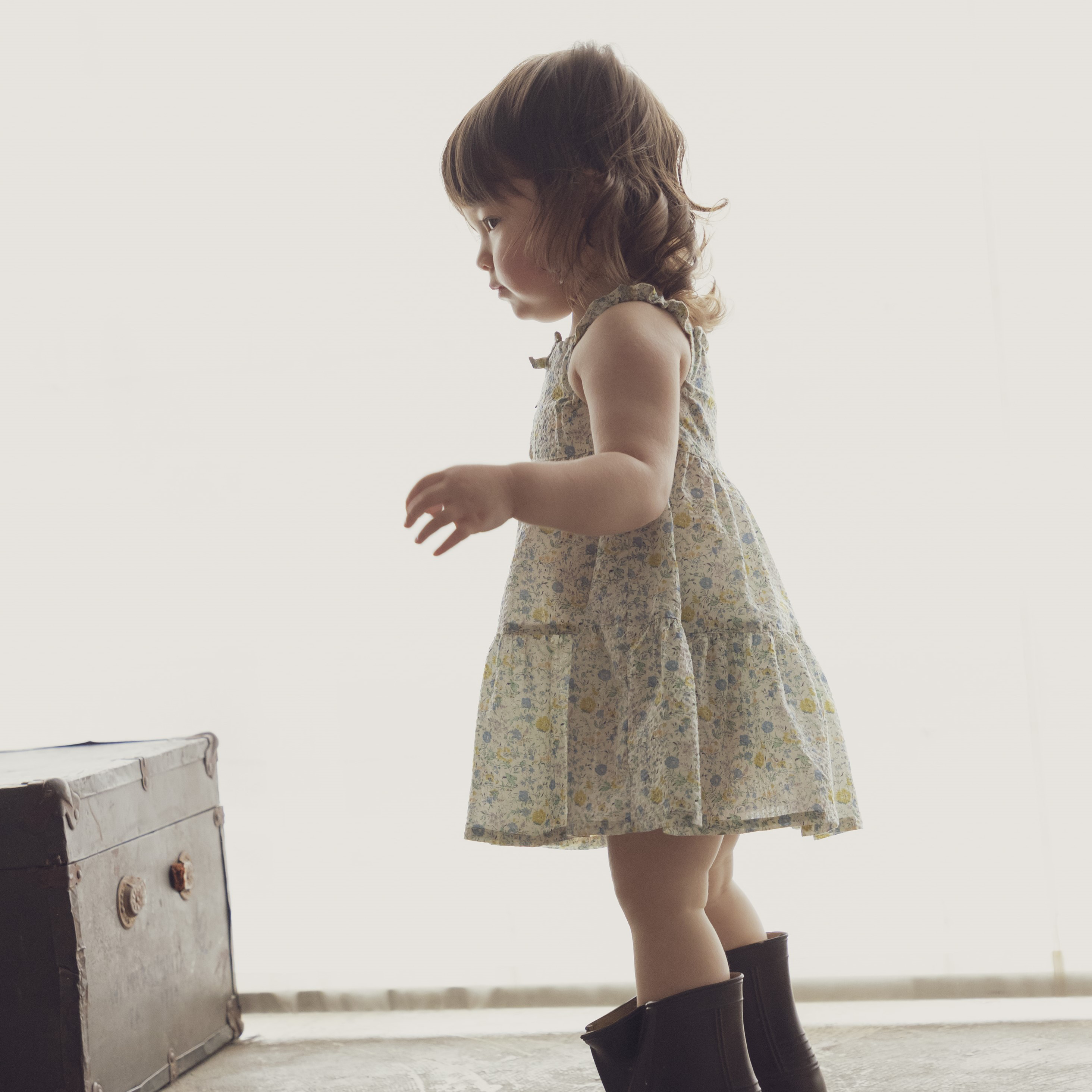 リバティ　サマードレス　ポプリBL