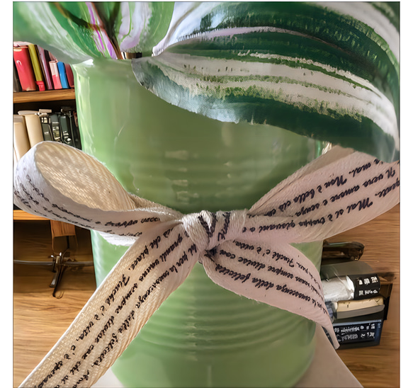 光触媒　人工観葉植物　ウォールグリーン　フェイクグリーン　ゼラニュームとトラカン 5枚目の画像