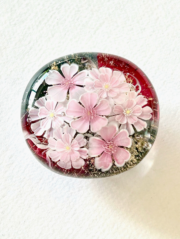 花籠　帯留め 帯留め 独特の世界観が魅力 紫陽花 OD064 パープル あじさい