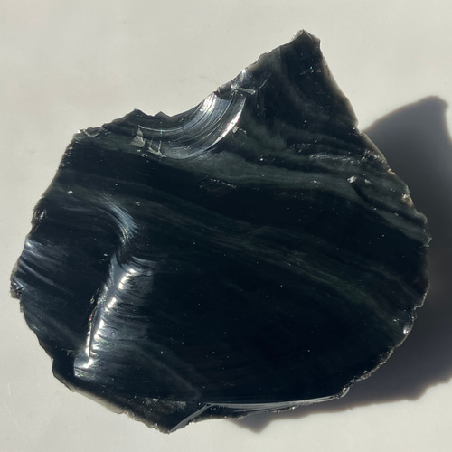 玲瓏 北海道産 黒曜石 原石 ① Japanese Obsidian 天然石 stonetatsuya