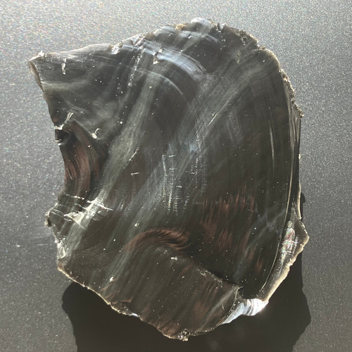 玲瓏 北海道産 黒曜石 原石 ① Japanese Obsidian 天然石 stonetatsuya