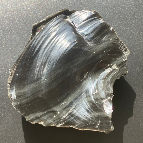 玲瓏 北海道産 黒曜石 原石 ① Japanese Obsidian 天然石 stonetatsuya