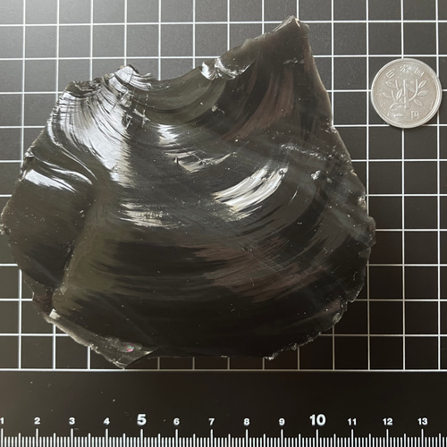 玲瓏 北海道産 黒曜石 原石 ① Japanese Obsidian 天然石 stonetatsuya