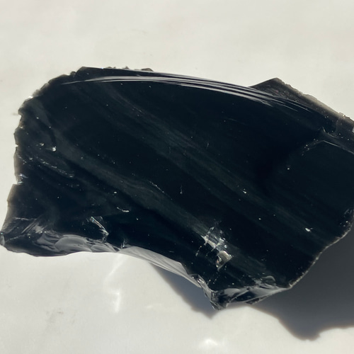 玲瓏 北海道産 黒曜石 原石 ① Japanese Obsidian 天然石 stonetatsuya