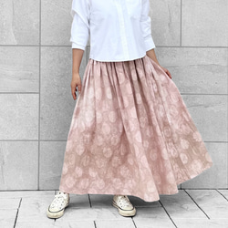ピンク（桃） ロングスカート（マキシ丈） のおすすめ人気通販
