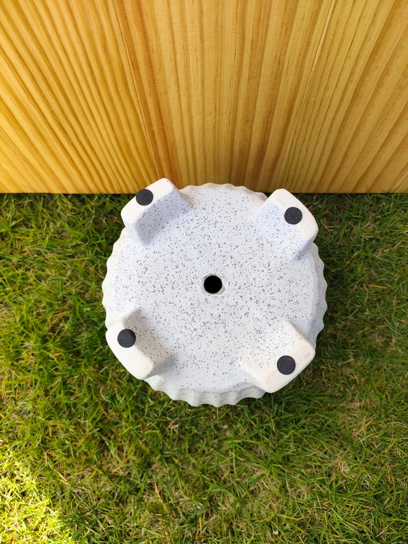 鉢カバー・小　素敵な陶器鉢　観葉植物ポット　ガーデニング　カラフルポット 7枚目の画像