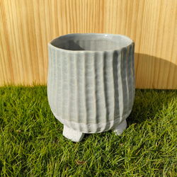 鉢カバー・小　素敵な陶器鉢　観葉植物ポット　ガーデニング　カラフルポット 4枚目の画像