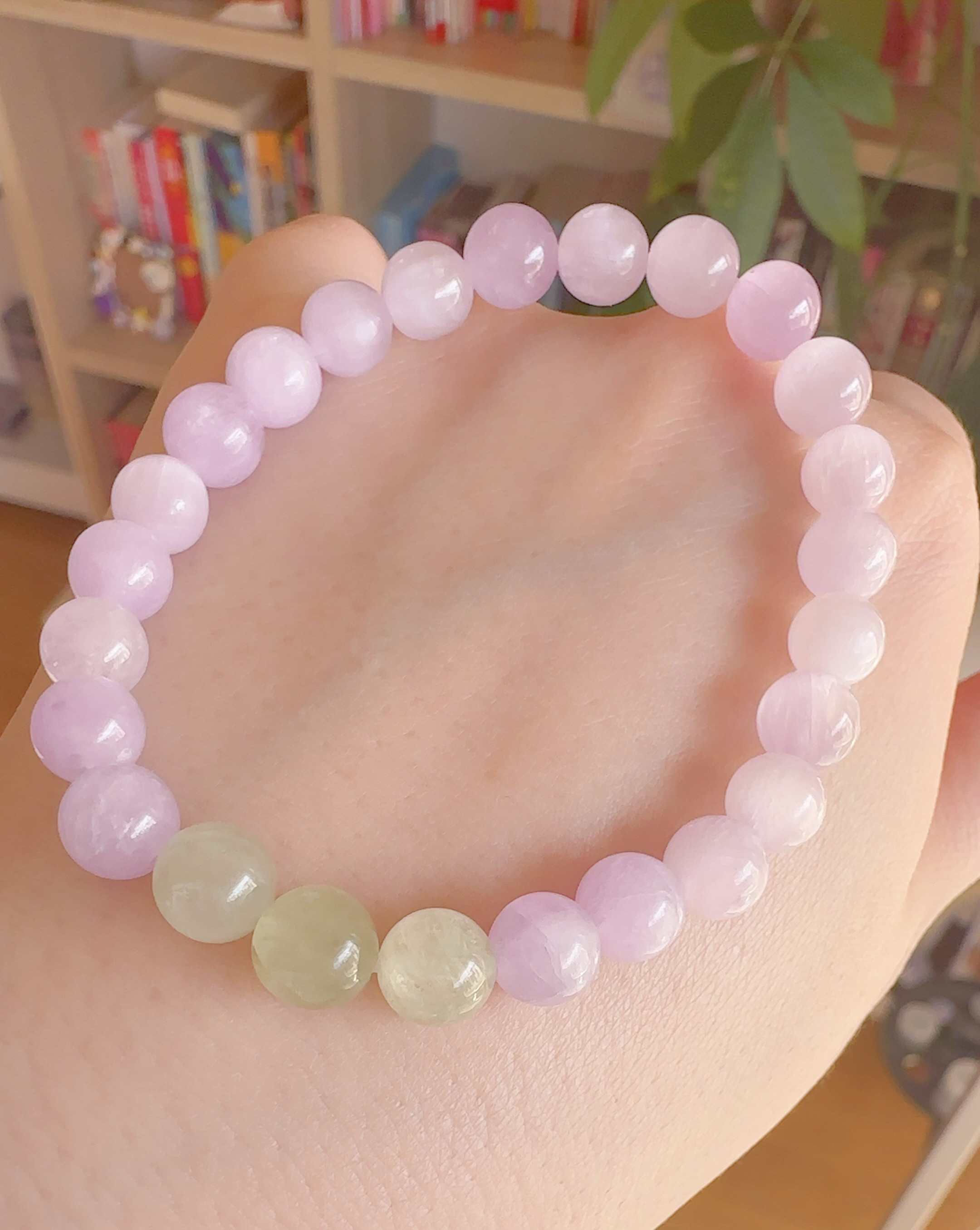 レピドライト　ブレスレット　春のブレスレット