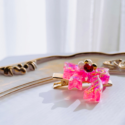 レジン》ヘアクリップ / 魔法少女の髪飾り ヘアクリップ・バナナ