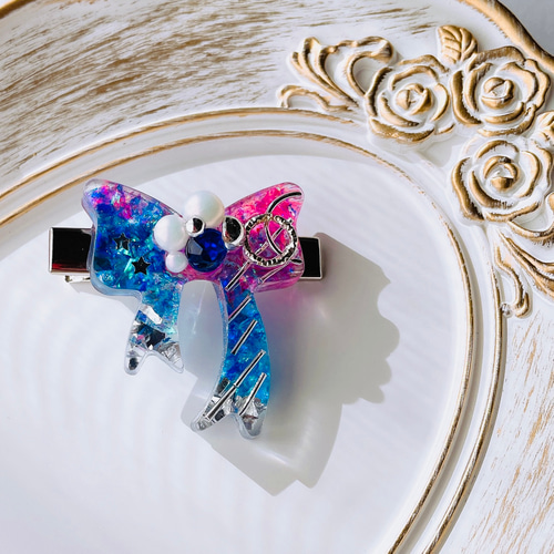 レジン》ヘアクリップ / 魔法少女の髪飾り ヘアクリップ・バナナ