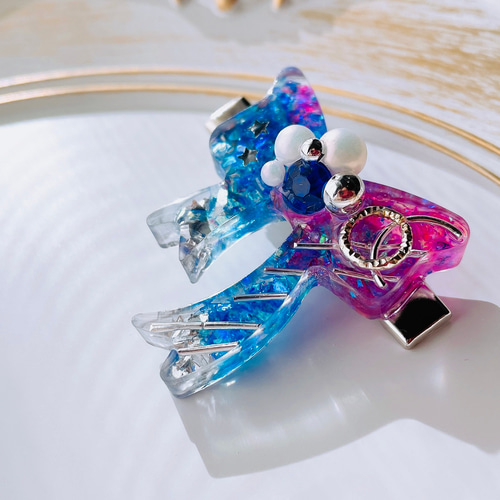 レジン》ヘアクリップ / 魔法少女の髪飾り ヘアクリップ・バナナ