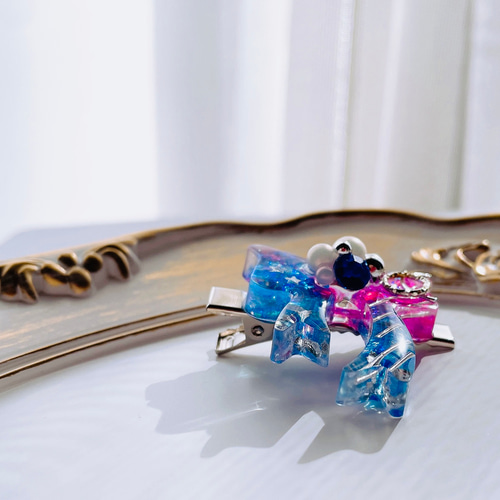 レジン》ヘアクリップ / 魔法少女の髪飾り ヘアクリップ・バナナ