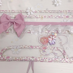 編み上げレースアップタイプ　キャラ付　ランドセルカバー　ハンドメイド　オーダー 編み上げレースアップタイプ キャラ付 ランドセルカバー ハンドメイド