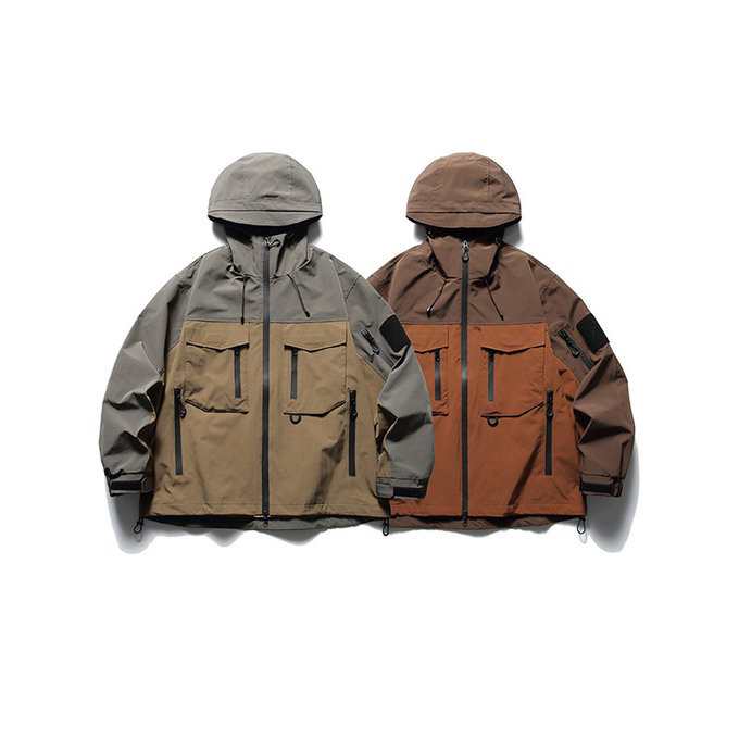 春秋冬新作 メンズ 防水ワークフード付きジャケット 男 おしゃれ アウトドア 屋外 トップス コットン 12,081円