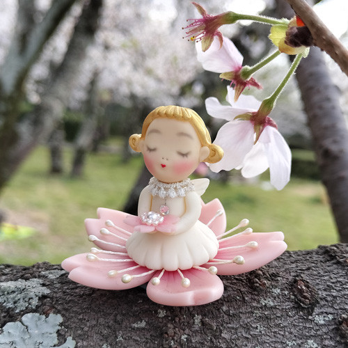 花の守護天使/桜 その他人形 angel angel 天使工房 通販 18929786