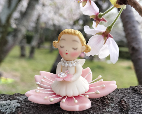 花の守護天使/桜 その他人形 angel angel 天使工房 通販 18929786