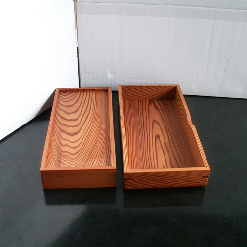 屋久杉で創った】小物入れ2段(高橋工芸/044-1058) 家具