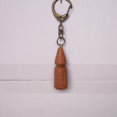 金属製ひょうたん年代物ストラップ？ 屋久杉 ストラップ キーホルダー 「ひょうたん」世界遺産 K126
