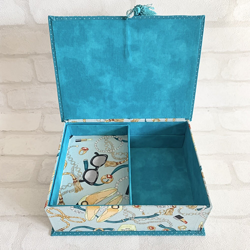 カルトナージュボックス（アクセサリーボックス・ソーイングボックス