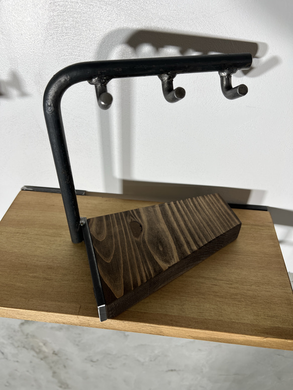 鉄と木の温もり】無垢材×アイアン キースタンド／キーラック その他