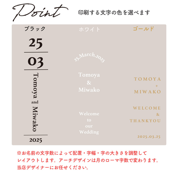 名入れ フラワーベース ウェルカムスペース ウェルカムボード ウェルカムフラワー ウェディングアイテム　結婚式 プレ花嫁 7枚目の画像