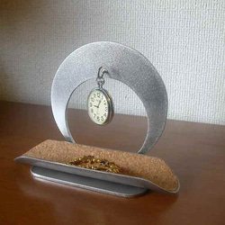 懐中時計スタンドブラックデザインデスク懐中時計ケーススタンドAKデザイン