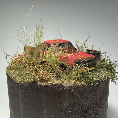 廃車のある風景のジオラマ作品 “stilllife 20055” / サニー