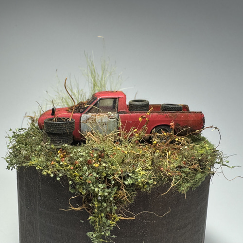 廃車のある風景のジオラマ作品 “stilllife 20055” / サニー