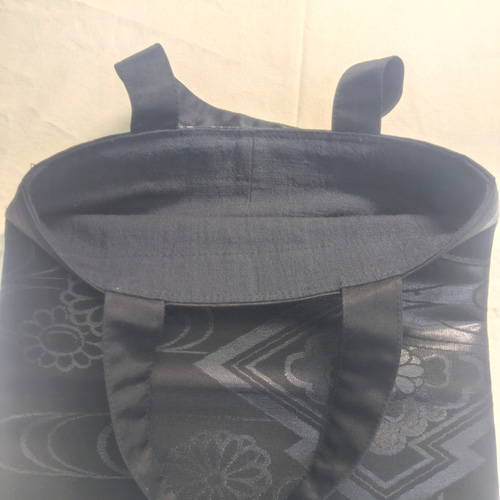 黒共帯】リメイクトートバッグ②【喪服用】 トートバッグ たいよう