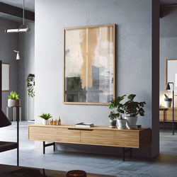 アートポスター 抽象画 モダン ベージュ ブラック グレー 北欧インテリア 韓国風アート 11枚目の画像