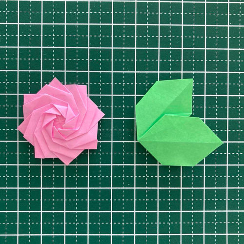 折り紙 ミニ薔薇 ピンク系 16個 お祝い その他アート Upalette