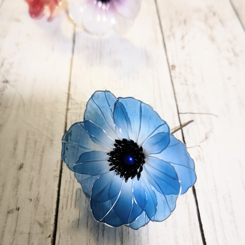 アネモネアレンジメント　　　　アメリカンフラワー　（ディップフラワー） アネモネアレンジメント アメリカンフラワー （ディップフラワー）