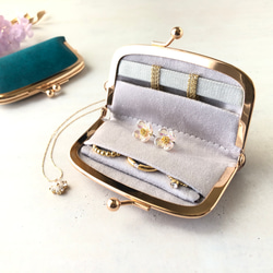 Marble】アクセサリーケース フランス産レザー トゥルティエールグレー