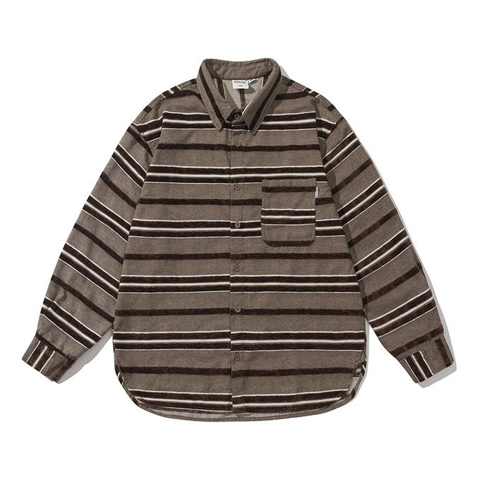 春 夏 秋冬新作 メンズ ストライプ・カラー・シャツ 男 おしゃれ コットン 通勤 ビジネス トップス